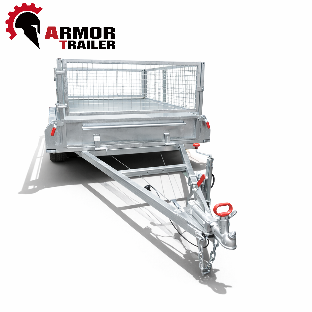 DISCOUNT (RRP $ 2950 / Now $ 2600 ) 8x5 Galvanised Trailer Single Axle With Brake ATM 1400KG ( Model : SD85 )